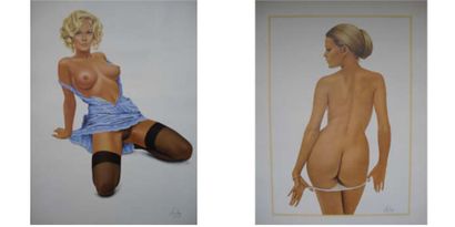 Alain Aslan
3 lithographies sur papier épais...