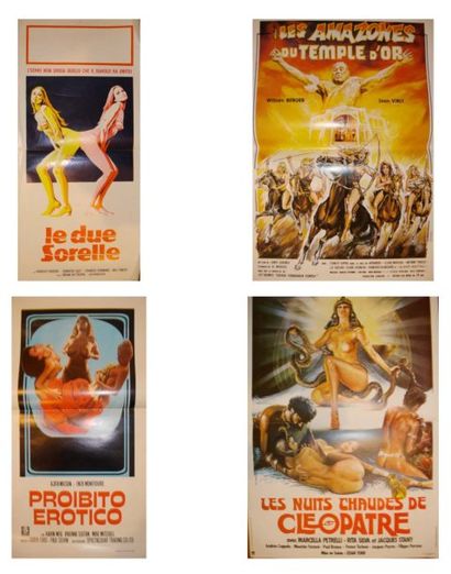 Lot de quatre petites affiches originales...