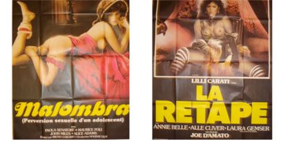 Lot de deux grandes affiches originales de...