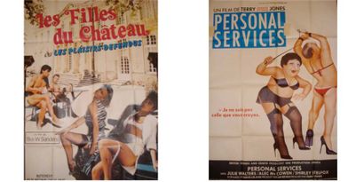 Lot de deux grandes affiches originales de...