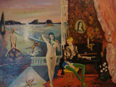 F.Fernez
Les étoiles de mer Huile sur toile...