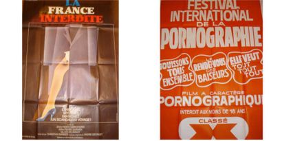 Lot de deux grandes affiches originales de...