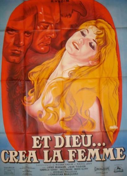 « Et Dieu créa la femme... » (1956) Affiche...