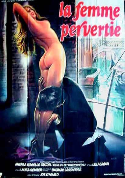 « La femme pervertie » affiche originale...