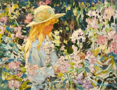 GUENNADI BERNADSKY
Jeune fille au chapeau...