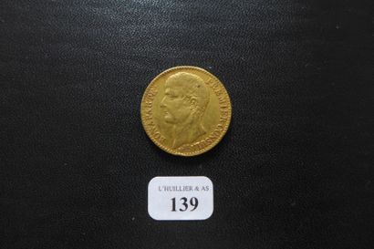 FRANCE

Une pièce de 40 francs or (An 12...