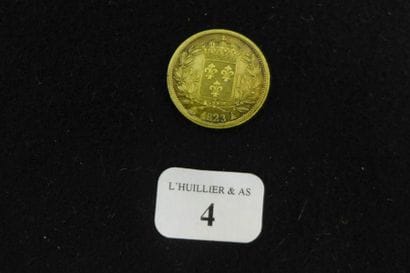 FRANCE

Pièce d'un demi franc en or de 1823.

Lot...