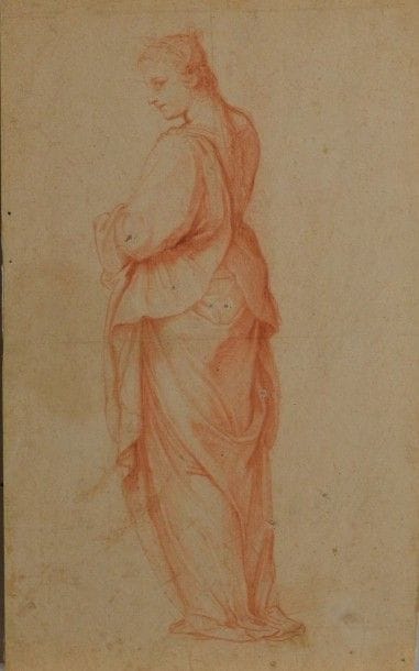 Ecole italienne du XVIIe siècle

Figure féminine
Sanguine.
38,5...