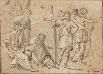 Ecole italienne du XVIIe siècle

David présentant...