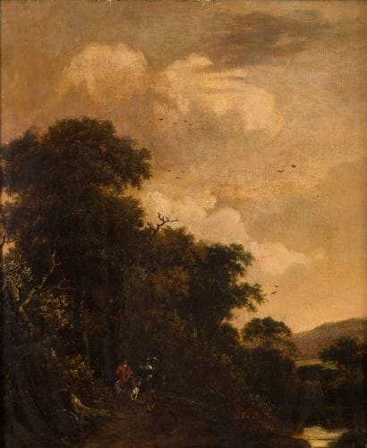 Attribué à Jan HACKAERT (1629-1685)

Sous-bois...