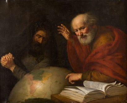 Attribué à Paulus MOREELSE (1571-1638)

Héraclite...