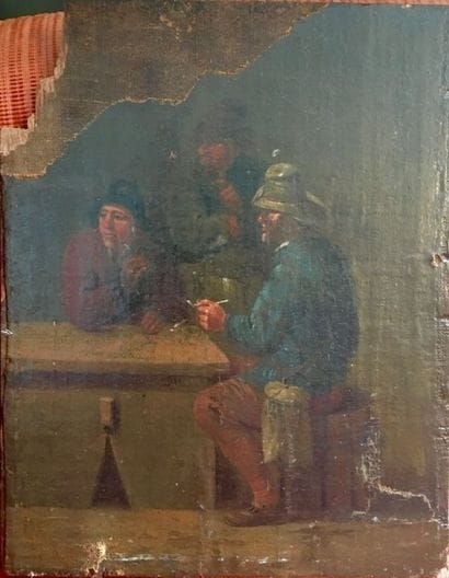 Ecole Flamande du XVIIIe siècle

Les buveurs
Toile...