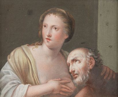 Ecole Italienne du XVIIIe siècle

La charité...