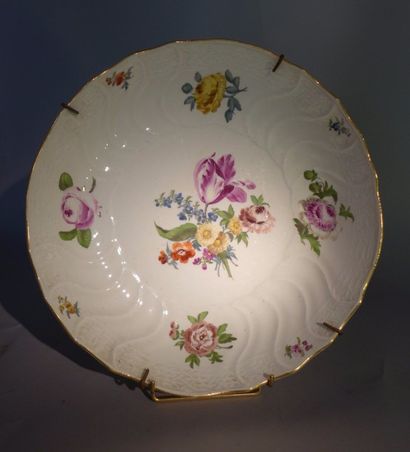 ALLEMAGNE - MEISSEN

Grand plat rond creux...