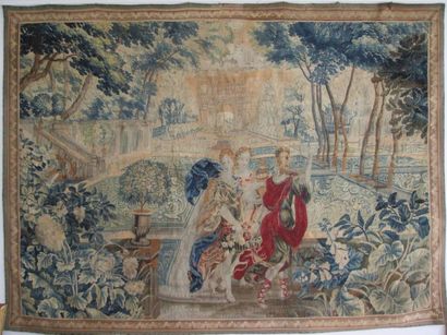 GRANDE TAPISSERIE représentant trois gures...