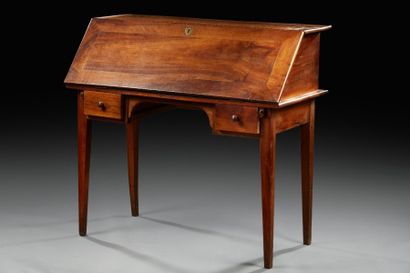 BUREAU DOS D'ÂNE en bois naturel ouvrant...