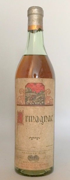 1 BOUTEILLE D'ARMAGNAC «Exposition Universelle...