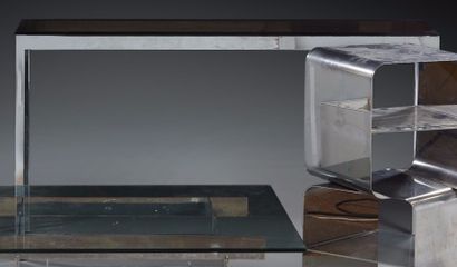 Dans le goût de Willy RIZZO

Console à plateau...