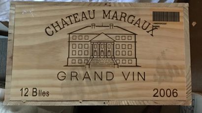 12 BOUTEILLES CHÂTEAU MARGAUX, 1er GCC 2006,...