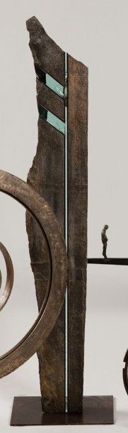 *Gérard FOURNIER (né en 1948) Sculpture en...