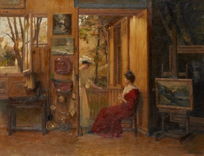 EMILE Boulard (1863-1943)

Intérieur de l'atelier
Panneau...