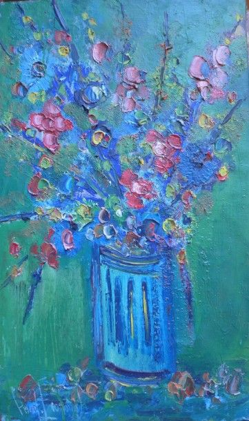 Gérard ÉCONOMOS (Né en 1935)

Fleurs, Lac...