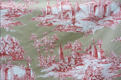 Rideau en toile de Jouy. Manuel Canovas -...