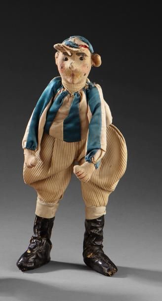 Personnage figurant un jockey de fabrication...
