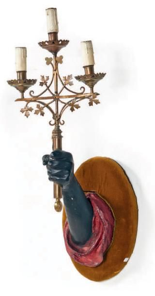 Robert THIBIER (1926-2001)
Paire d'appliques...