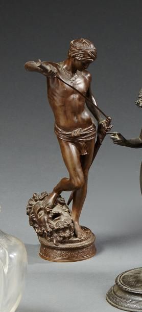 Antonin MERCIÉ (1845-1916)
David vainqueur
Bronze...