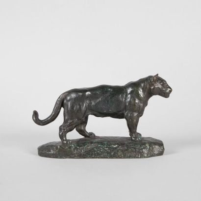 Antoine Louis Barye (1796-1875)
Jaguar debout...
