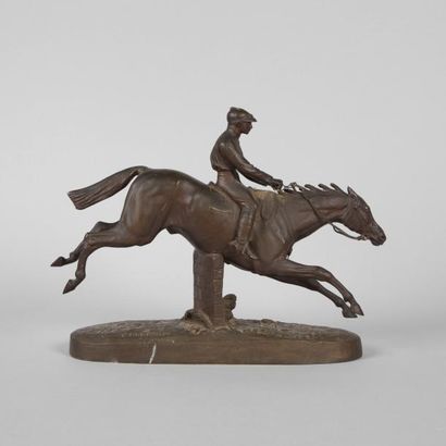 Joseph Victor CHEMIN (1825-1901)
Jockey franchissant...