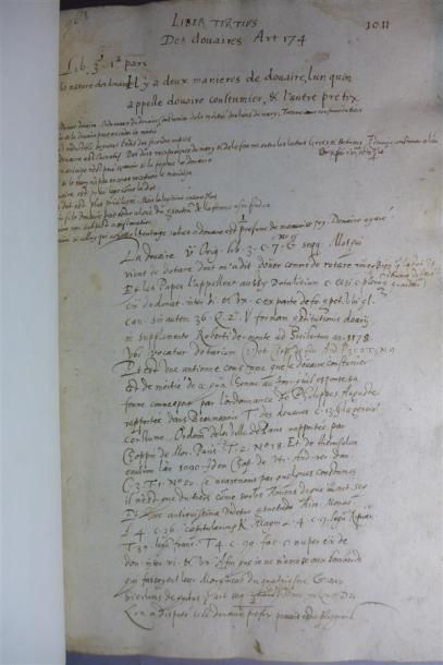 Raoul ADRIEN (1561-1626) Beauvais
- Manuscrits...