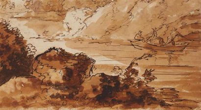 École Flamande du XVIIe siècle
Paysage à...
