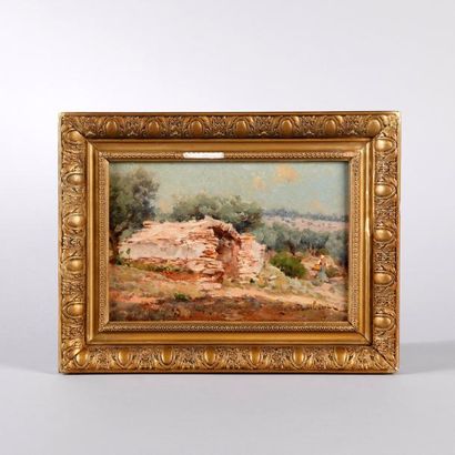 Eugène de BARBERIIS (1851-1937)
Paysage provençal
Huile...