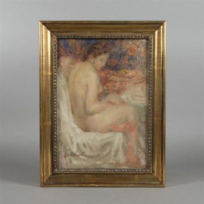 Joseph Louis LAMBERTON (1867-1943)
Nu assis...