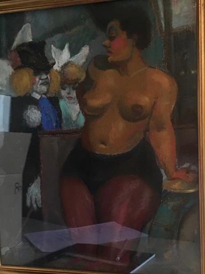 Heran CHABANIAN dit
La cabaret
Pastel signé...