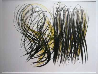 Hans HARTUNG (d'après)
Composition noire...