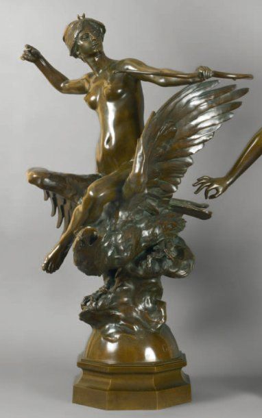 Georges BAREAU (1866-1931)
Diane chevauchant...