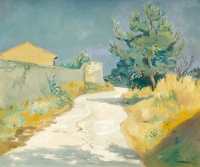 Yves BRAYER (1907-1990)
Chemin à Saint-Rémy-de-Provence,...