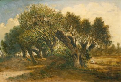 Prosper GRESY (1804-1874)
Repos sous les...