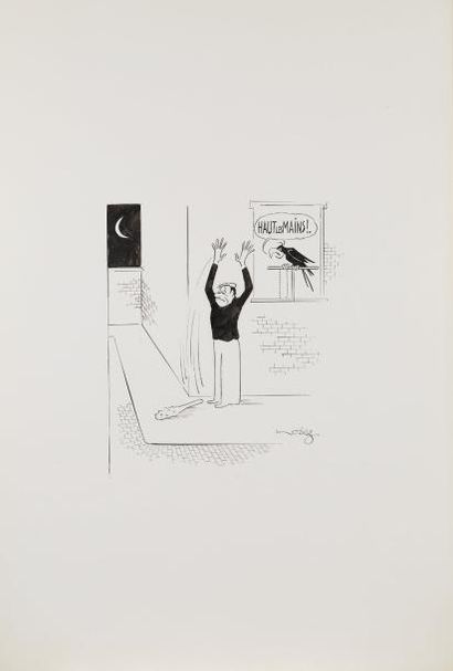 Henri MOREZ (1922-2017)

Haut les mains

Encre...