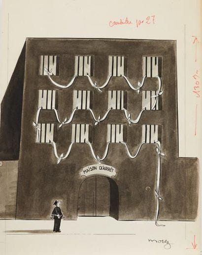 Henri MOREZ (1922-2017)

Maison d'arrêt

Encre...
