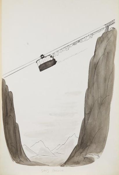 Henri MOREZ (1922-2017)

Sans parole (téléphérique)

Encre...