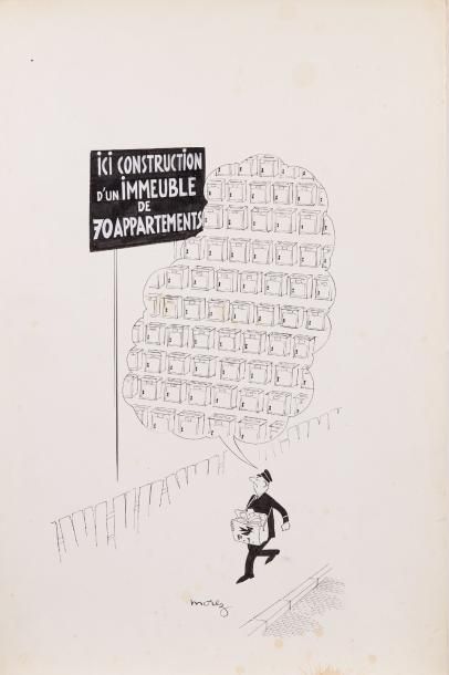 Henri MOREZ (1922-2017)

Le postier

Encre...