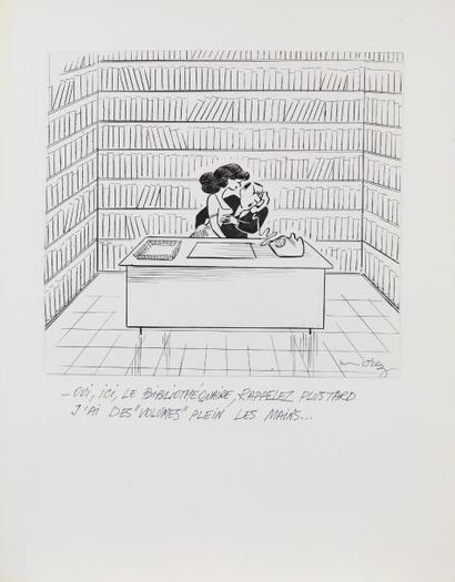 Henri MOREZ (1922-2017)

- Oui, ici, le bibliothécaire,...