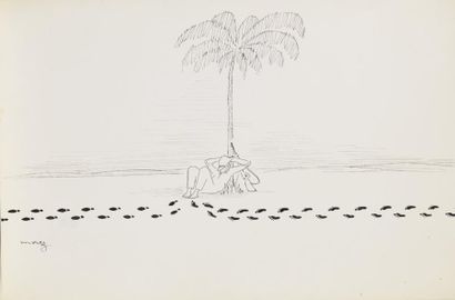 Henri MOREZ (1922-2017)

Sieste

Encre noire,...