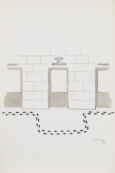 Henri MOREZ (1922-2017)

Section des contagieux

Encre...