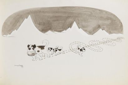 Henri MOREZ (1922-2017)

Les chiens

Encre,...