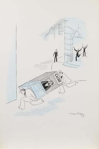 Henri MOREZ (1922-2017)

Caisse

Encre noire,...